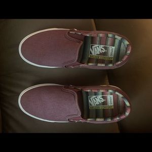 Vans - slip-on maroon NEW in box